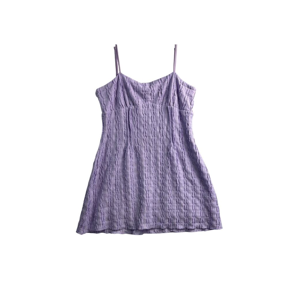 Princess Polly Melrose Nights Lilac Textured Mini Dress - Size 8 - Picture 4 of 8